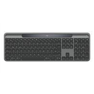 logitech signature slim solar + k980 teclado universal rf wireless + bluetooth qwertz alemán grafito