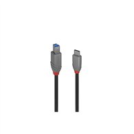 lindy 36665 cable usb usb 3.2 gen 1 (3.1 gen 1) 0,5 m usb c usb b negro