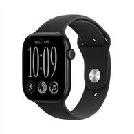 apple watch series 12 (gps) - caja de aluminio en negro (46 mm) - correa deportiva negra - talla s/m