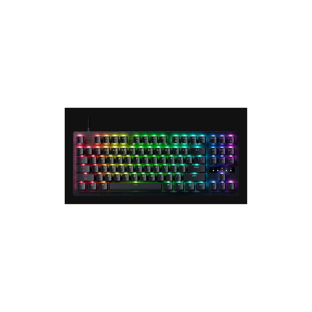 razer huntsman v3 tenkeyless 8khz teclado juego usb qwerty inglés negro
