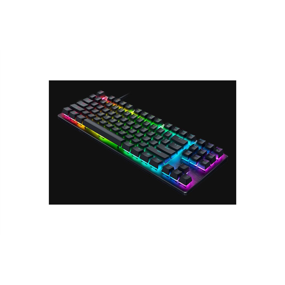 razer huntsman v3 he magnetic tenkeyless 8khz teclado juego usb qwerty inglés negro