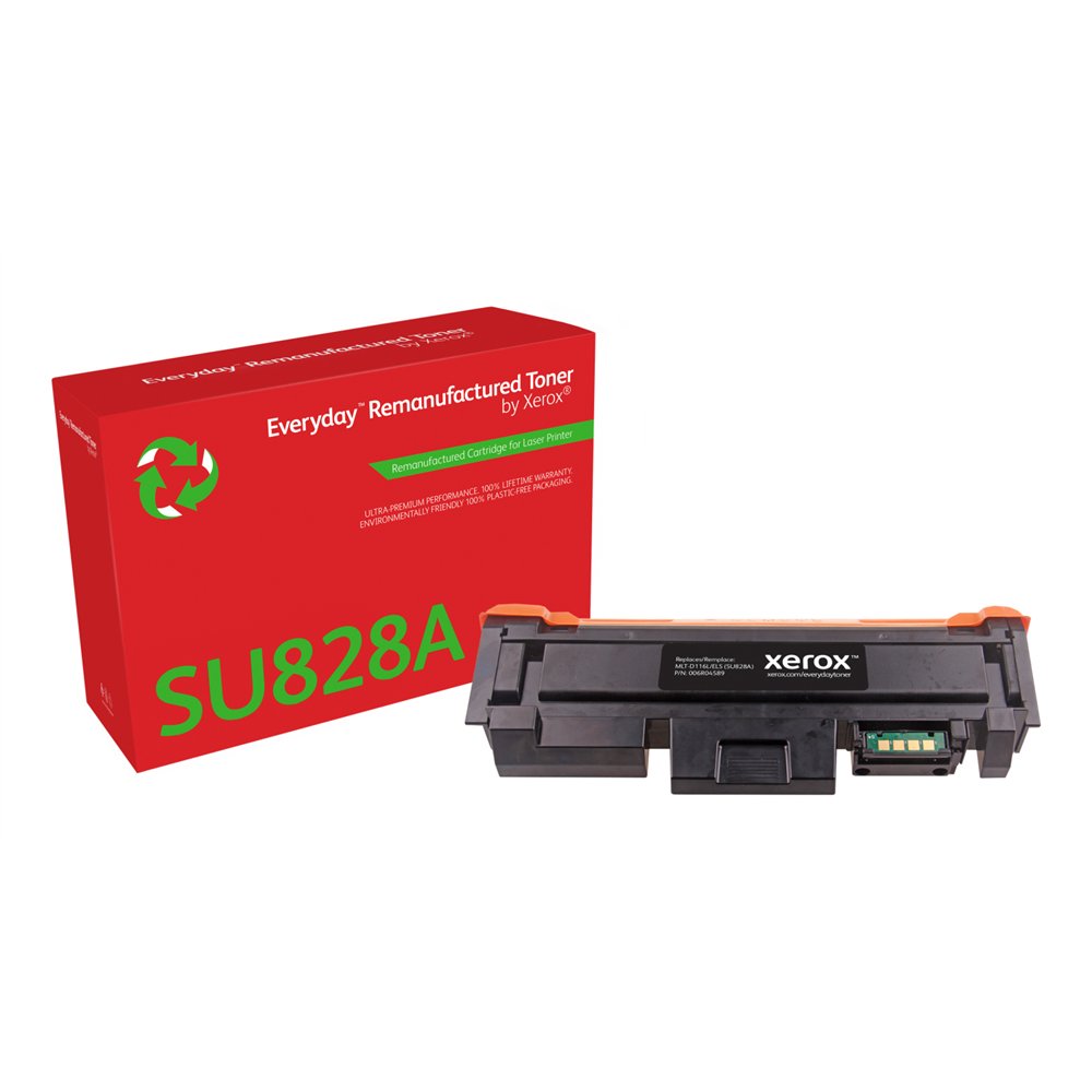 tóner everyday™ mono remanufacturado de xerox es compatible con samsung mlt-d116l, capacidad estándar