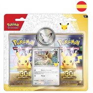 blister juego cartas 30th aniversario pokemon eevee español