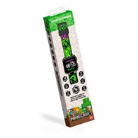 reloj led multifuncion minecraft