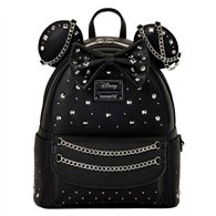 mochila studs & chains minnie disney loungefly 26cm