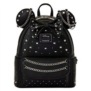 mochila studs & chains minnie disney loungefly 26cm