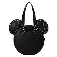 bolso tote bag studs & chains minnie disney loungefly