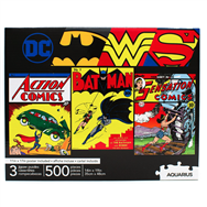 set 3 puzzles dc comics 500pzs