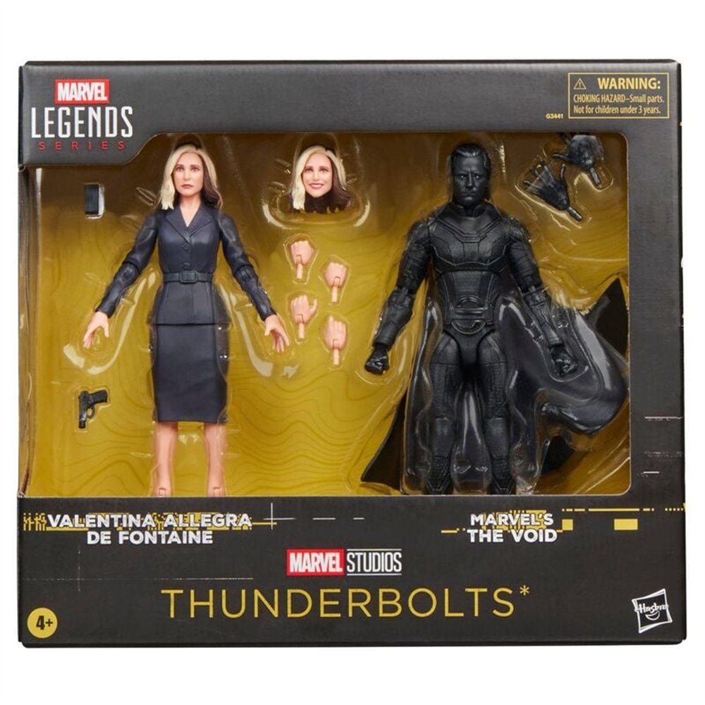 set 2 figuras valentina allegra de fontaine & marvels the void thunderbolts marvel 15cm