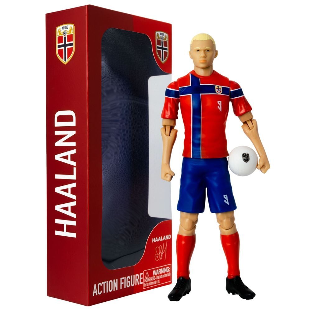 figura action haaland noruega 20cm