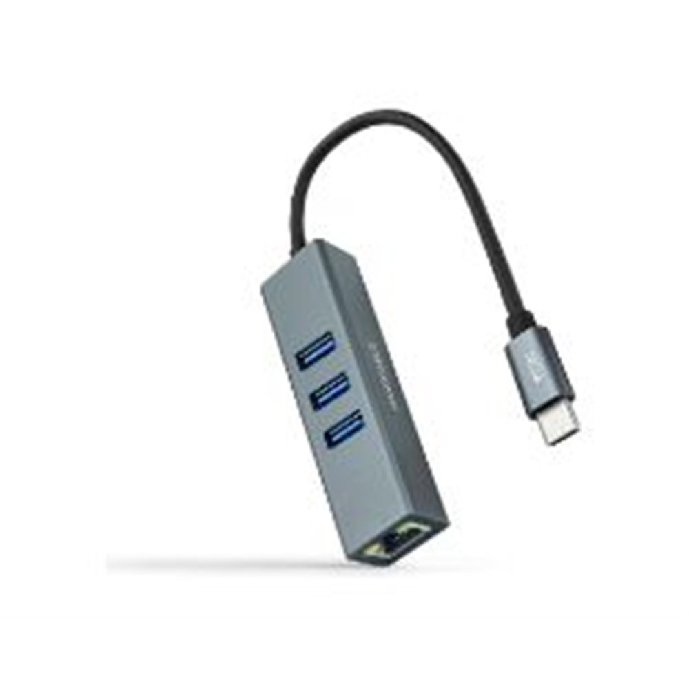 Adaptador Nanocable Usb-c A 3xusb-a/rj45 (10.03.0408)