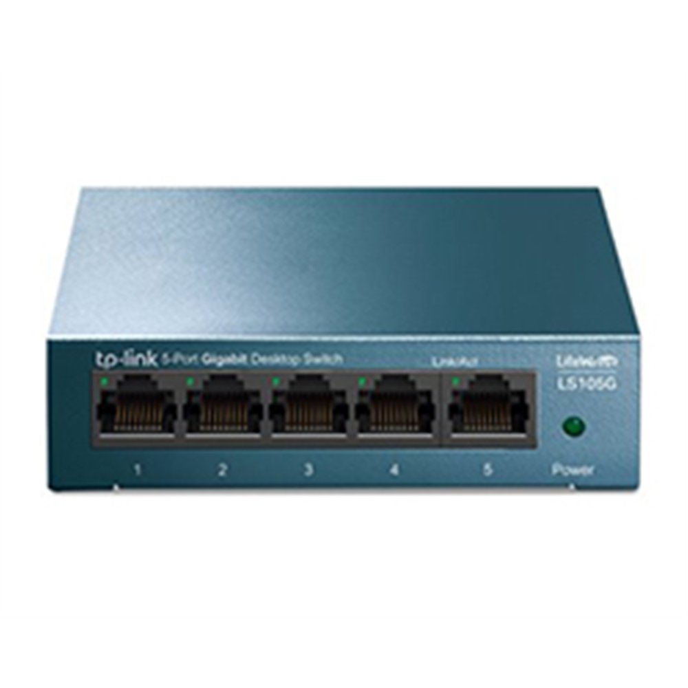 Switch Tp-link 5xrj45 Gbe Azul (ls105g)