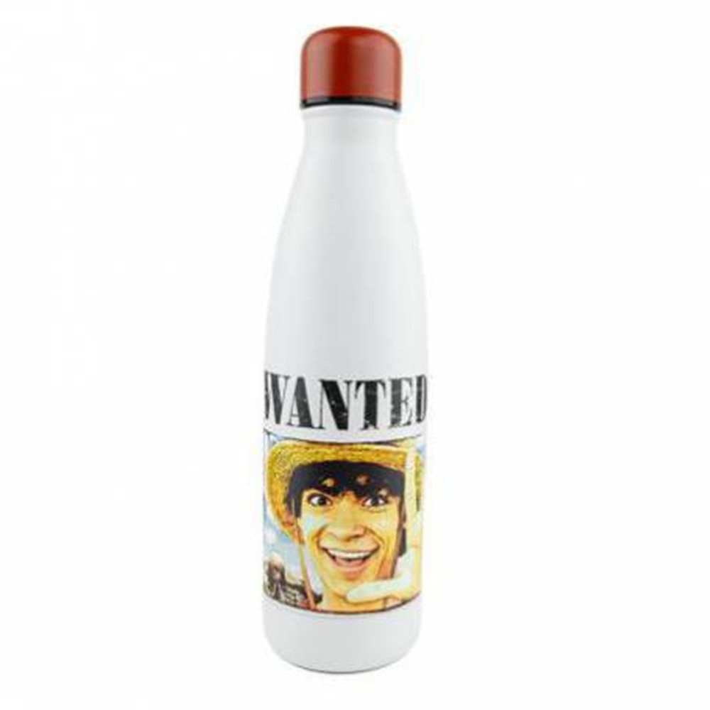 BOTELLA DE AGUA WANTED LUFFY