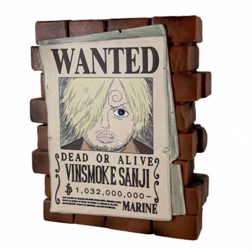 HUCHA ONEPIECE AFFICHE WANTED