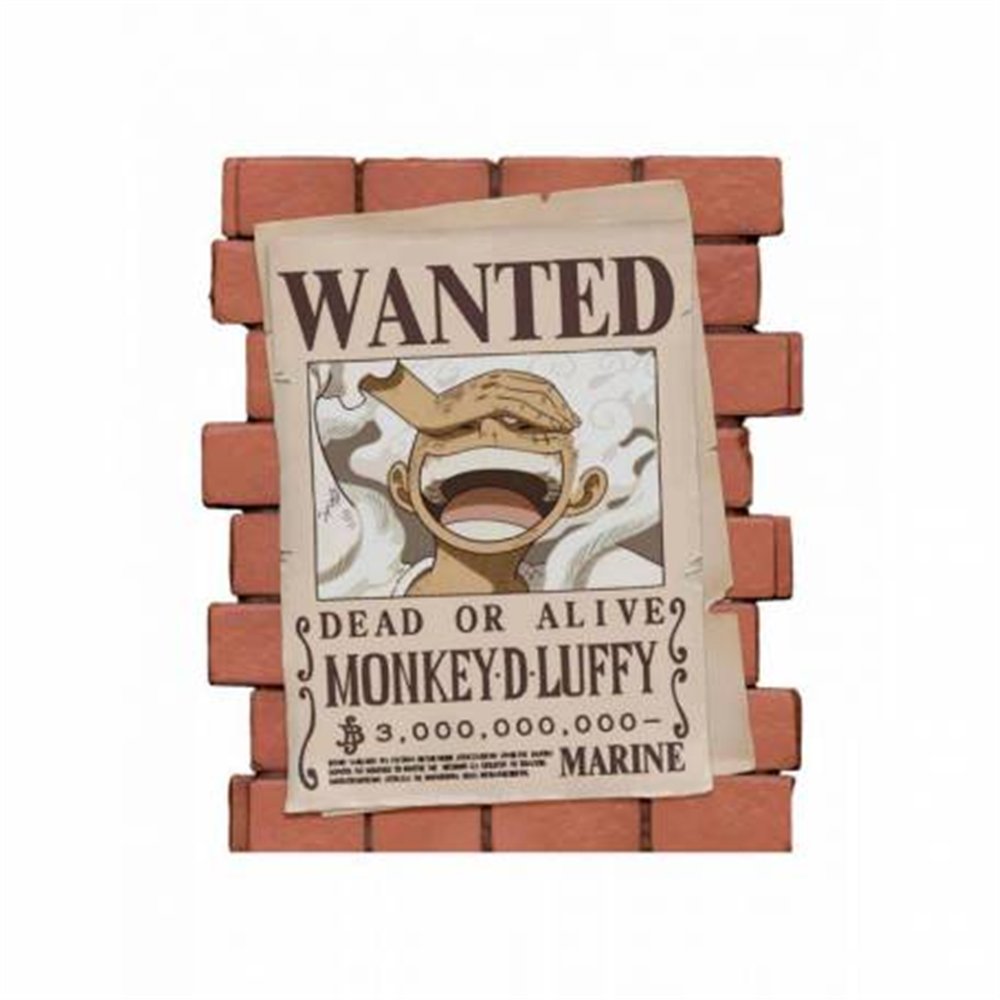 HUCHA ONE PIECE AFICHE WANTED
