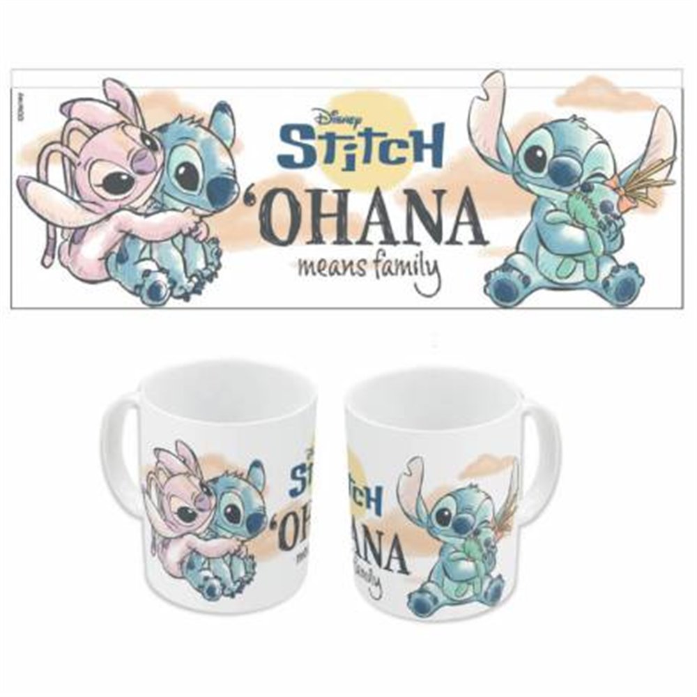 TAZA CERAMICA 325 ML STITCH & A