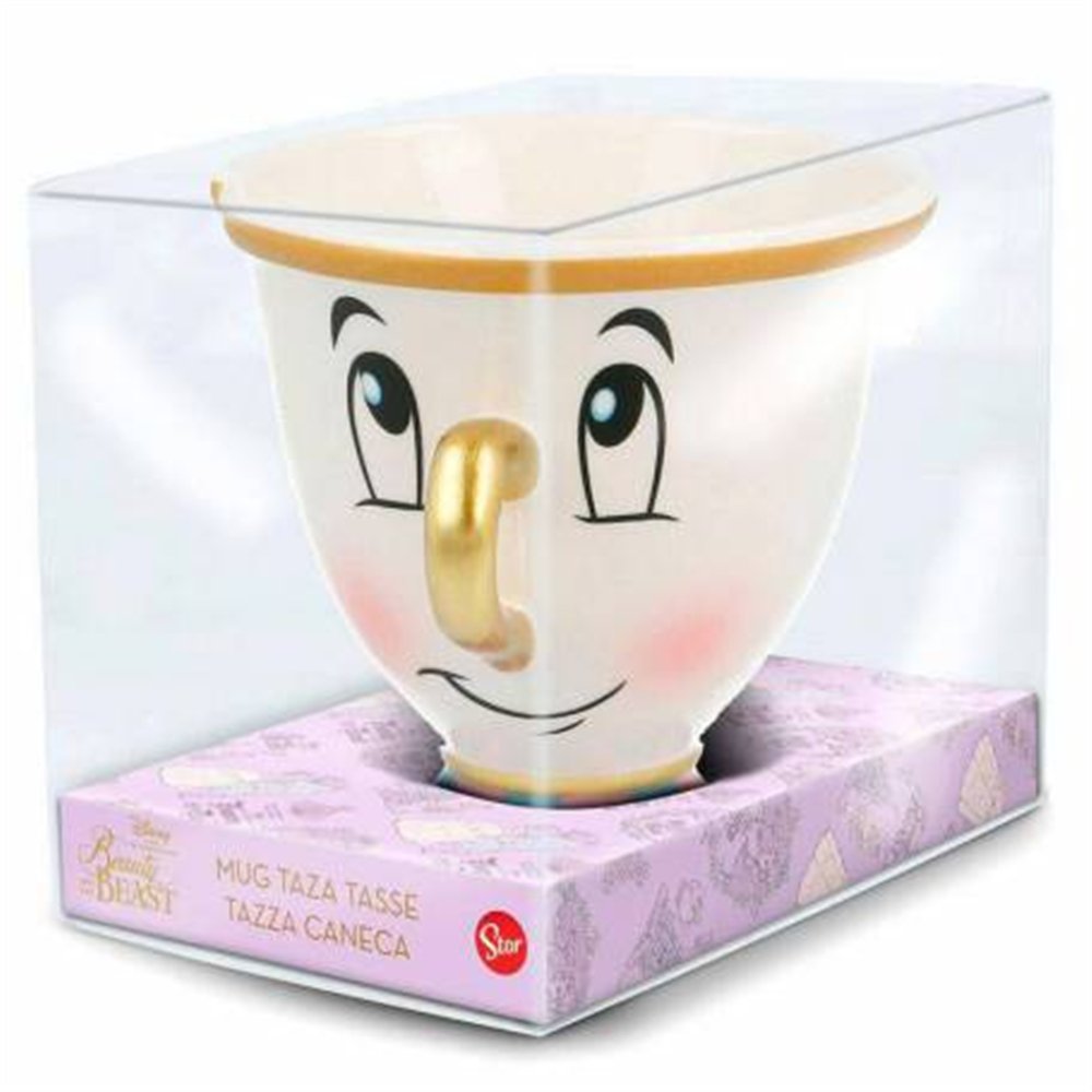 TAZA 3D 190 ML CHIP LA BELLA Y LA