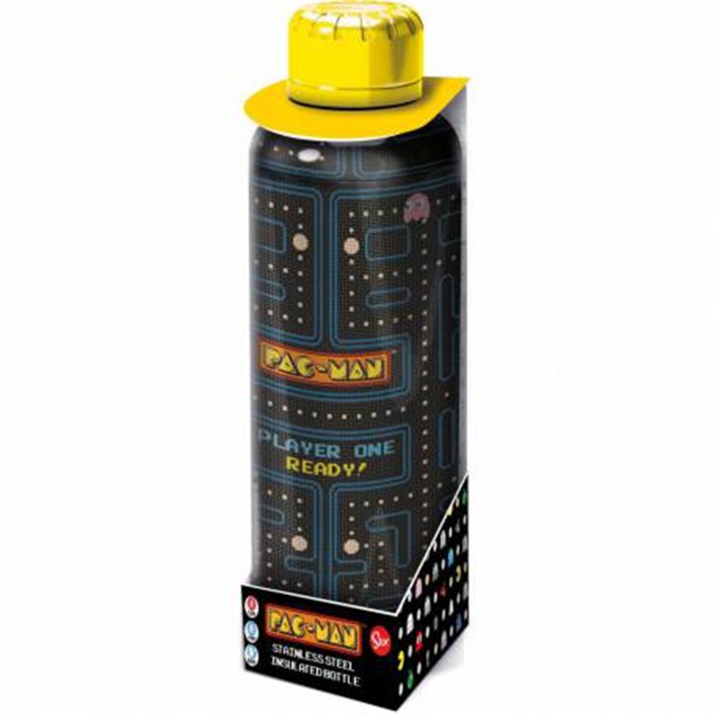 PACMAN BOTELLA TERMO ACERO IN