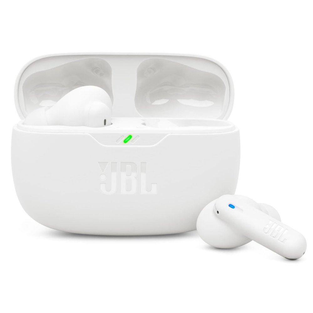 JBL AURICULAR CANCELACION RUIDO WAVE BEAM 2 BLANCO