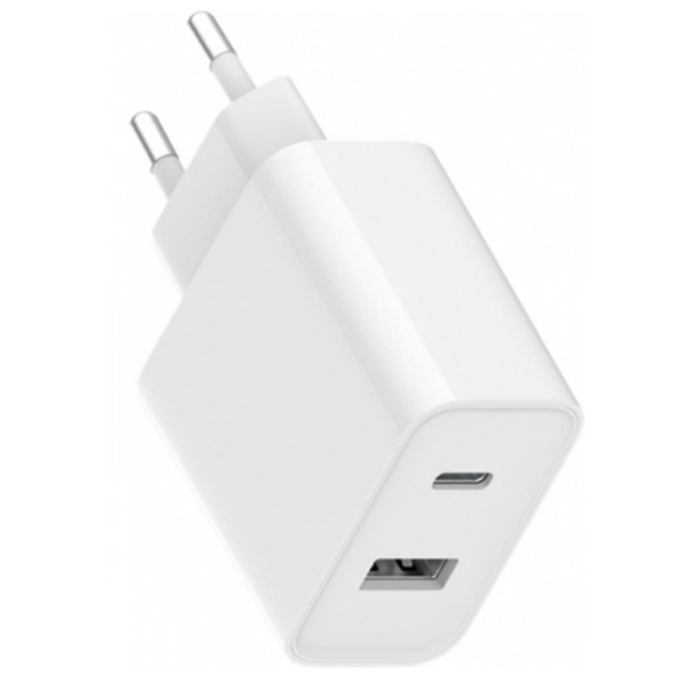 XIAOMI CARGADOR DUAL 33W TIPO C - USB BLANCO