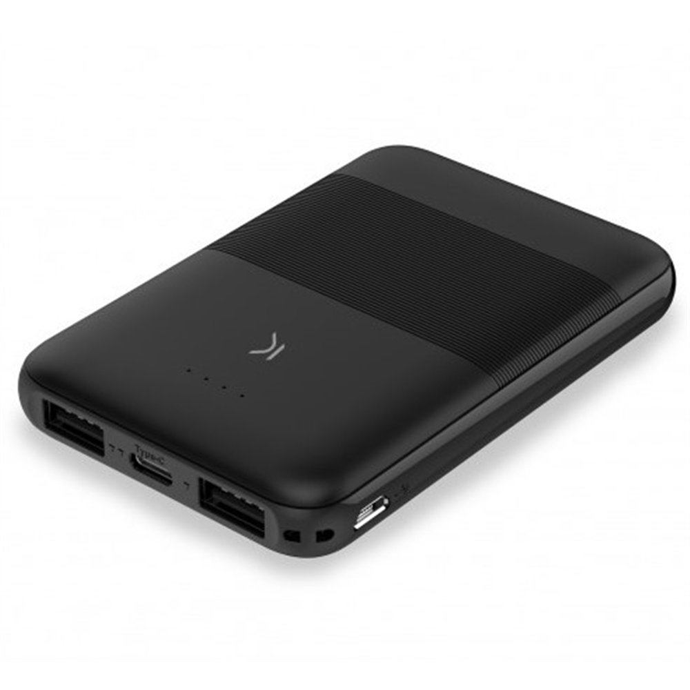 KSIX BATERIA AUXILIAR 5000MAH NEGRO