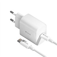 DEVIA BATERIA AUXILIAR MAGNETICA CON SOPORTE 3 EN 1 10000MAH BLANCO