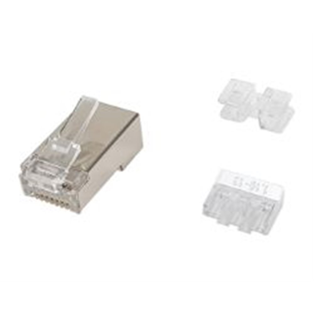 Conector Equip Rj45 Cat.6a Apantallado 100un (eq121147)