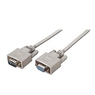 Cable Serie Nanocable Rs232 Db9/m - Db9/h 3m White
