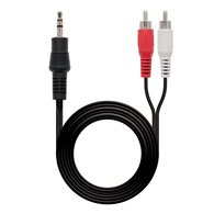 Cable Audio Nanocable Jack 3.5 M/2rcam 5m