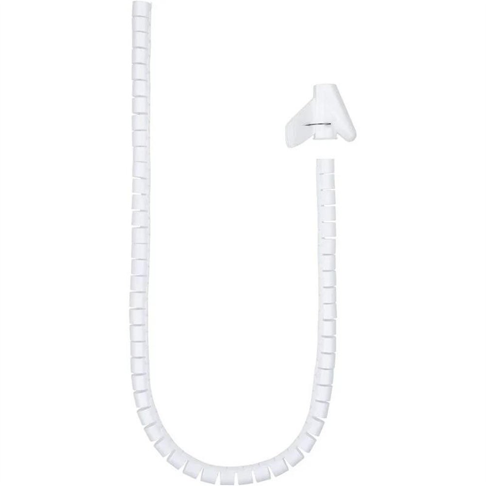 Organizador De Cable Nanocable Flexible 25mm 3m White