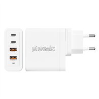 Cargador Phoenix 100w Smartphone/portatil/tablet 2x Usb-a 2x Usb-c