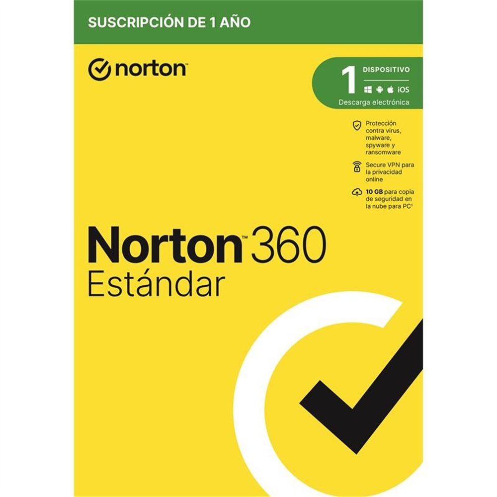 Norton 360 Standard 10gb Es 1 User 1 Device 1 Año L Electronica