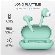 Auriculares Trust Nika Touch Earphones Bluetooth Wireless Turquoise