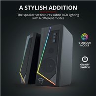 Altavoces Trust Gaming Gtx 609 Zoxa Rgb 20 Speakerset