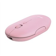 Raton Trust Puck Recargable Wireless Bluetooh Pink