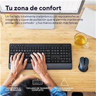 Teclado Raton Trust Trezo Wireless Black Eco