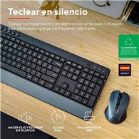 Teclado Raton Trust Trezo Wireless Black Eco