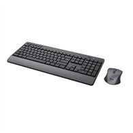 Teclado Raton Trust Trezo Wireless Black Eco