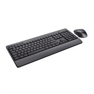 Teclado Raton Trust Trezo Wireless Black Eco