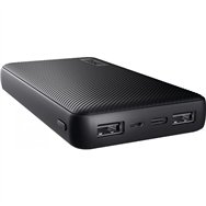 Powerbank Trust Primo 15000mah 2a Usb Usb-c Micro-usb Eco Black