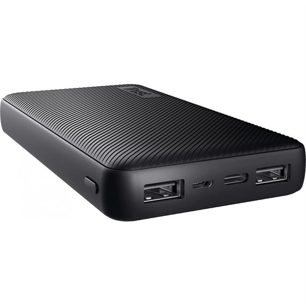 Powerbank Trust Primo 15000mah 2a Usb Usb-c Micro-usb Eco Black