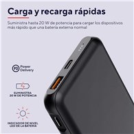 Powerbank Trust Redoh 10000mah Usb-a X2 Usb-c Black