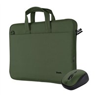 Maletin Trust Bologna 16 Green Raton Wireless Silent Green