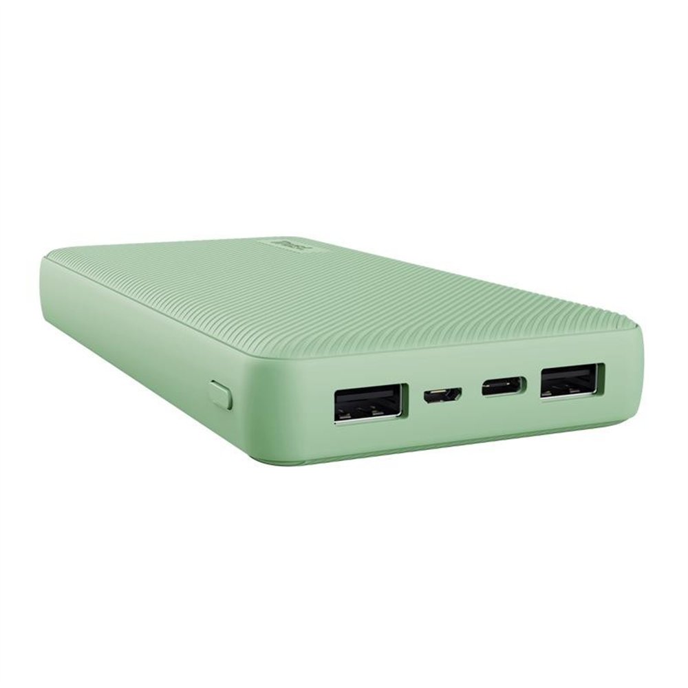 Powerbank Trust Primo 20000mah Usb Usb-c 2a Green