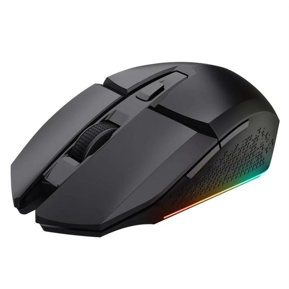 Raton Trust Gaming Gxt 110 Felox Rgb Wireless 4800dpi 6 Botones Black
