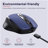 Raton Trust Zaya Recargable Wireless Blue
