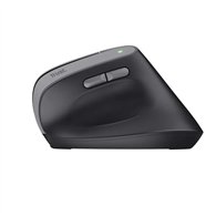 Raton Trust Bayo Ii Ergonomico Eco 2400 Dpi Wireless Recargable Black