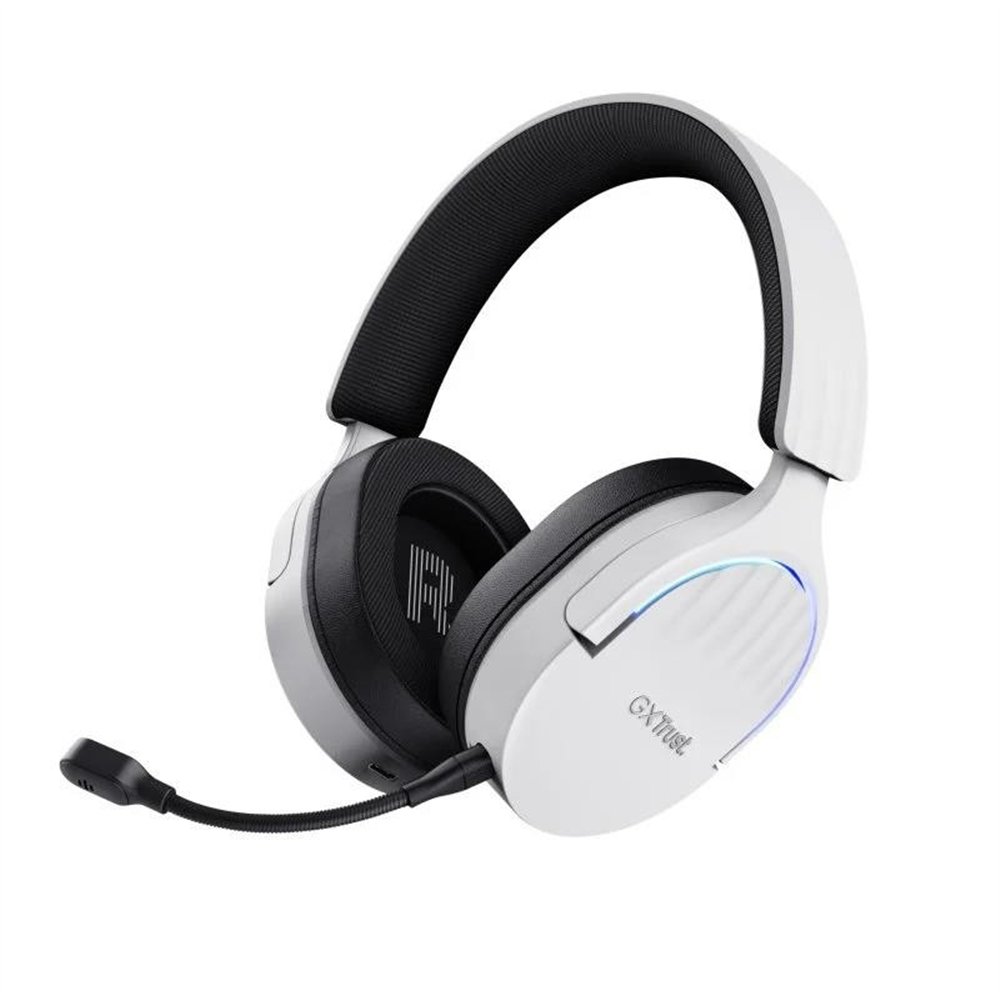 Auriculares Microfono Trust Gaming Rgb Gxt 491w Fayzo Headset Wireless