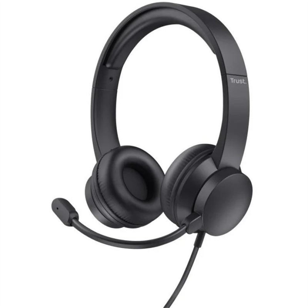 Auriculares Microfono Trust Hs-150 Headset 35mm Black