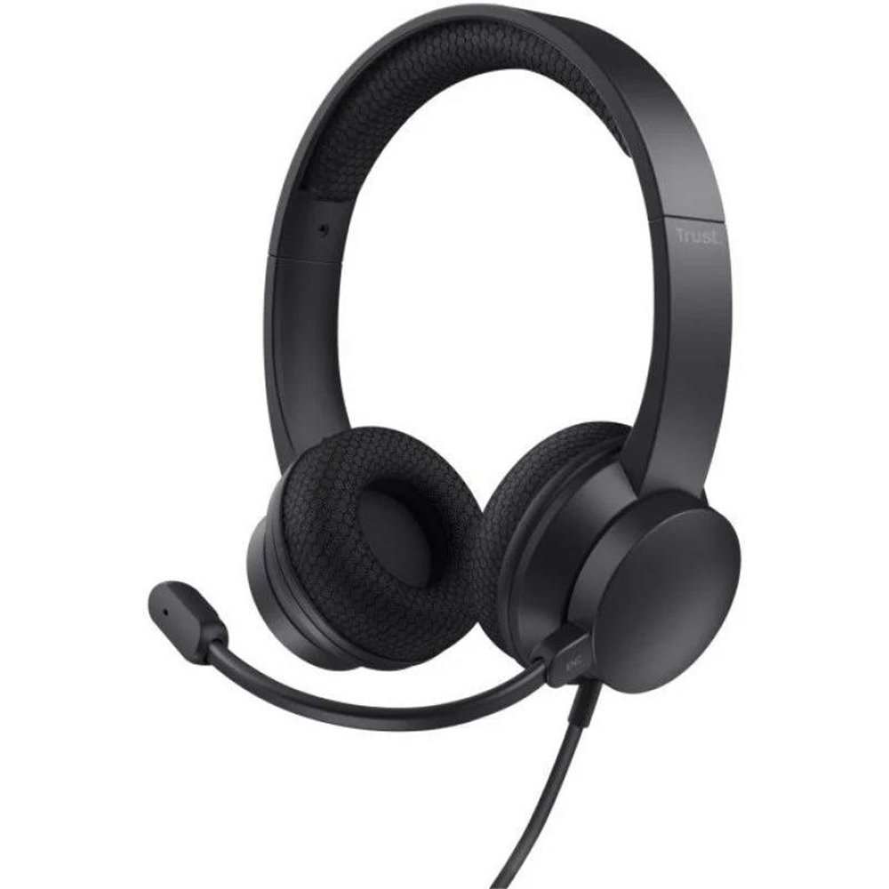 Auriculares Microfono Trust Hs-260 Headset Enc Usb-ausb-c Black